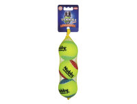 NOBBY Tennisball mit Squeaker, 3er Netz