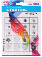 Grundig Knopfzellen-Batterien 20 Stück