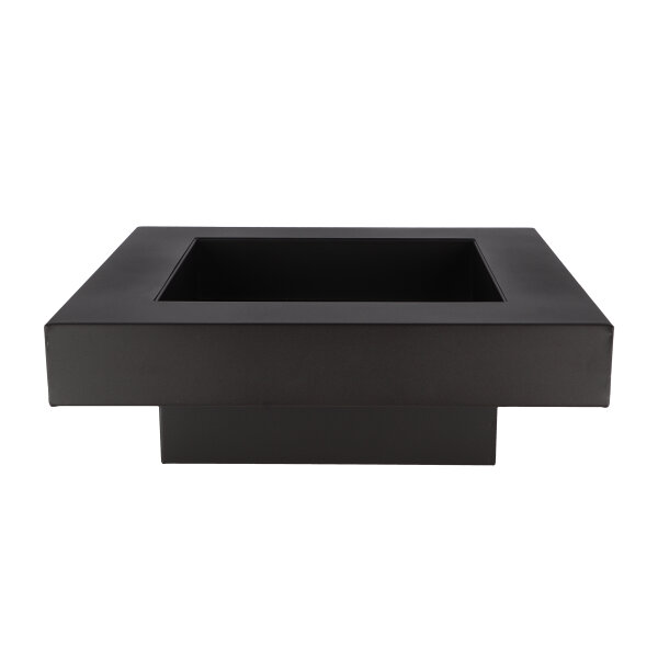 ESSCHERT DESIGN Feuerschale, quadratisch, schwarz