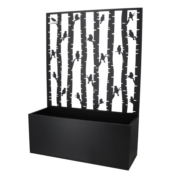 ESSCHERT DESIGN Blumenkasten mit Pflanzengitter im Vogeldesign