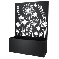 ESSCHERT DESIGN Blumenkasten mit Planzengitter im...