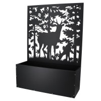 ESSCHERT DESIGN Blumenkasten mit Pflanzengitter im...