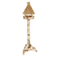 ESSCHERT DESIGN Birken - Futterhaus auf Ständer, rund