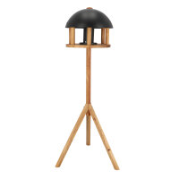 ESSCHERT DESIGN Futterhaus aus Eiche mit Silo