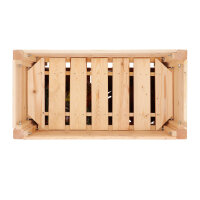 ESSCHERT DESIGN Hochbeet mit Aufbewahrungsfach, natur