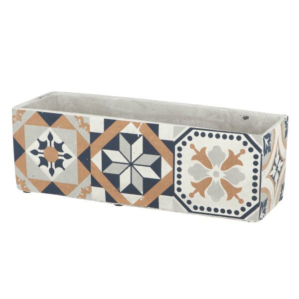 ESSCHERT DESIGN Blumenkasten "Portugisische Kacheln"