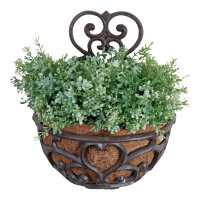 ESSCHERT DESIGN Wandpflanzschale aus Gusseisen