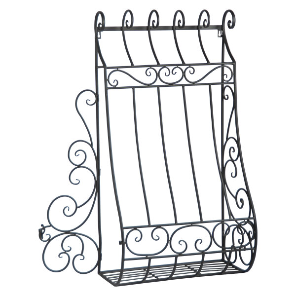 ESSCHERT DESIGN Italienisches Pflanzenregal, schwarz