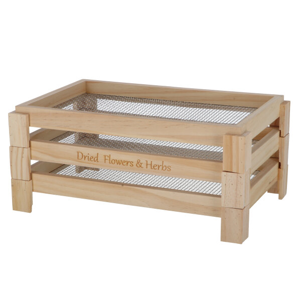 ESSCHERT DESIGN Blumen- und Kräutertrocknungsstand aus Kiefernholz