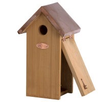 ESSCHERT DESIGN Nistkasten für Kohlmeisen mit Kupferdach