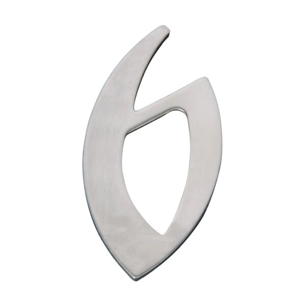 ESSCHERT DESIGN Hausnummer "6" aus Edelstahl