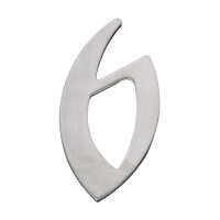 ESSCHERT DESIGN Hausnummer "6" aus Edelstahl