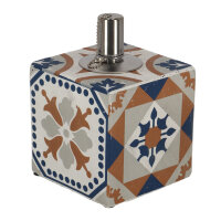 ESSCHERT DESIGN Öllampe "Portugiesische Kacheln"