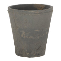 ESSCHERT DESIGN Terracotta Blumentöpfe, anthrazit,...