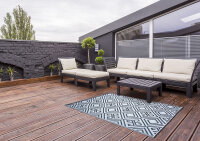 ESSCHERT DESIGN Outdoor-Teppich in Diamond Grafik, 120 x 186 cm