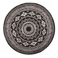ESSCHERT DESIGN Outdoor-Teppich, schwarz-weiß...