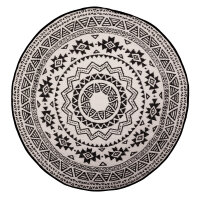 ESSCHERT DESIGN Outdoor-Teppich, schwarz-weiß...