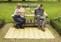 ESSCHERT DESIGN Outdoor-Teppich Wabenmuster, 120 x 186 cm