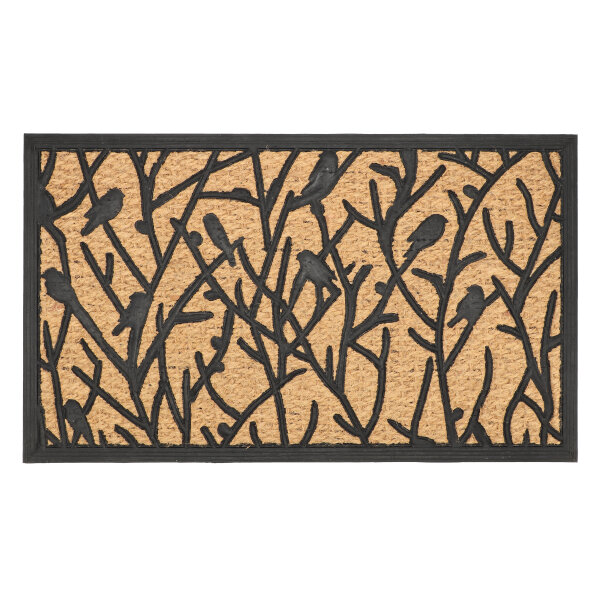 ESSCHERT DESIGN Fußmatte aus Kokosfaser "Zilpzalp", ca. 75 x 45 cm