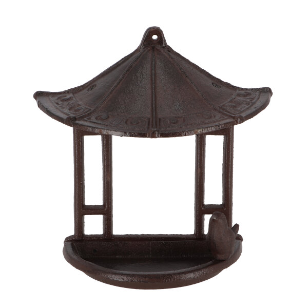 ESSCHERT DESIGN Vogelfutterhaus aus Gusseisen für die Wand