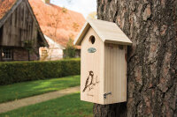 ESSCHERT DESIGN Kohlmeisen Nistkasten mit Silhouette