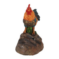 ESSCHERT DESIGN Deko - Figur Begrüßungshahn auf Stein
