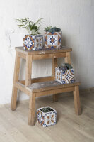 ESSCHERT DESIGN Blumentopf "Portugisische Kacheln", S