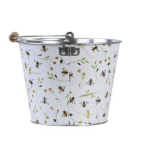 ESSCHERT DESIGN Eimer mit Bienenmuster, 5 L