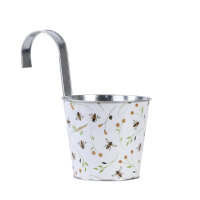 ESSCHERT DESIGN Blumentopf mit Bienenmuster und Haken