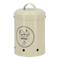 ESSCHERT DESIGN Vorratsdose für Knoblauch, creme
