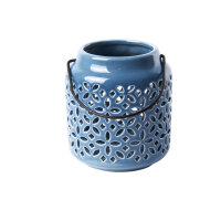 ESSCHERT DESIGN Blautöne Windlicht