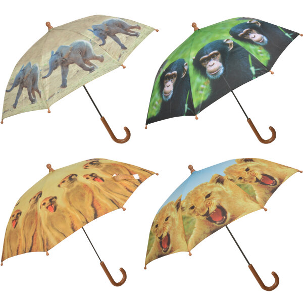 ESSCHERT DESIGN Kinder - Regenschirm "Out of Africa"