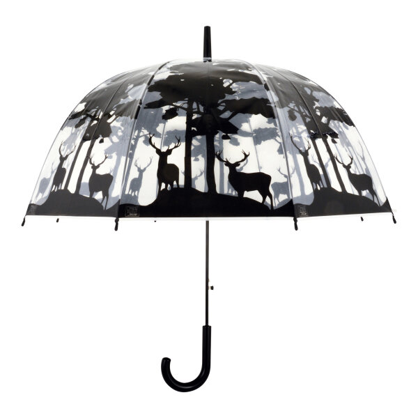 ESSCHERT DESIGN Regenschirm "Wald", transparent