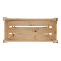 ESSCHERT DESIGN Hochbeet aus Fichtenholz mit Ablage, S, natur