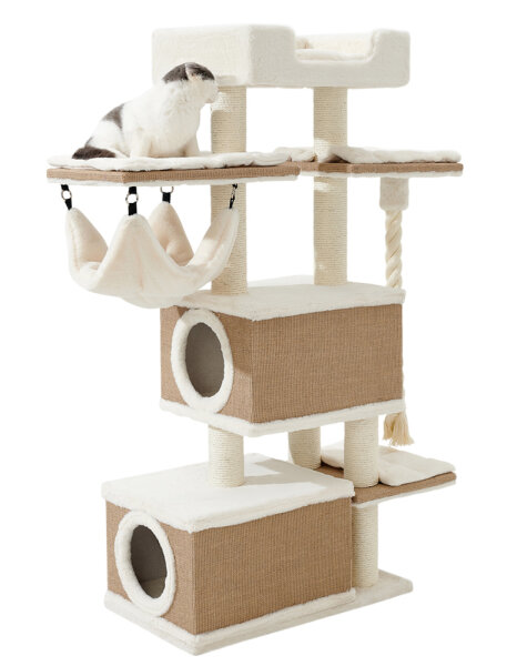 NOBBY Kratzbaum "Comet", cream, 145 cm