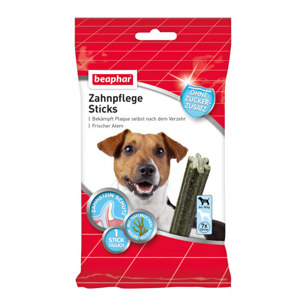 BEAPHAR Zahnpflege Sticks für Hunde bis 10 kg, 7 Stk.