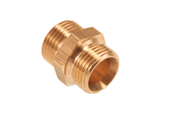 HM-MÜLLNER Druckluft-Doppelgewindenippel mit Außengewinde