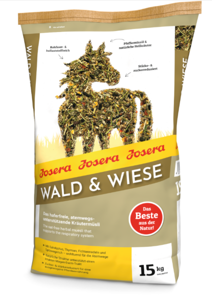 Pferde - Ergänzungsfutter JOSERA Wald & Wiese, 15 kg
