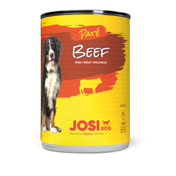 Hunde - Nassfutter JOSERA JosiDog Paté Beef, 400 g