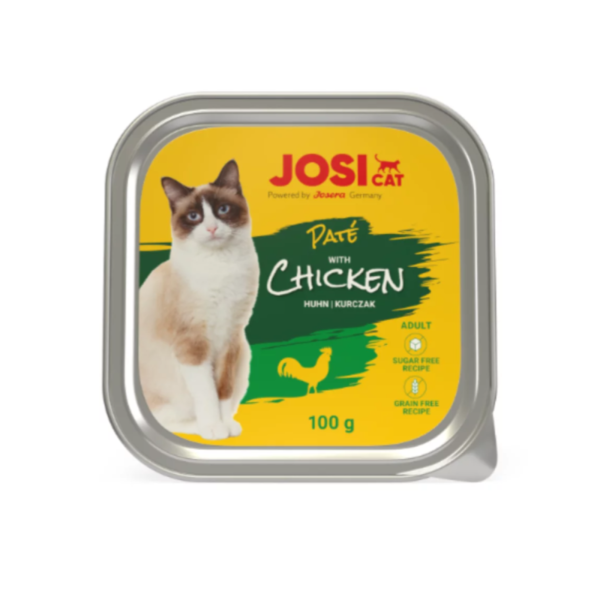 Katzen - Nassfutter JOSERA JosiCat Paté with Chicken, 100 g