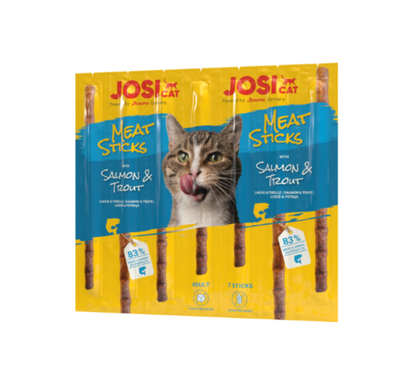 Katzen- Snack JOSERA JosiCat Meat Sticks Salmon & Trout, 35 g