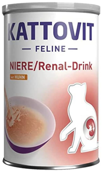 Katzen - Drink KATTOVIT Feline Niere/Renal-Drink Huhn, 135 ml