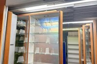 Schienenregalanlage / Apothekerschrank 390x390x230 cm