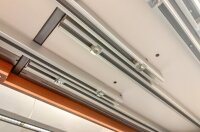 Schienenregalanlage / Apothekerschrank 390x390x230 cm