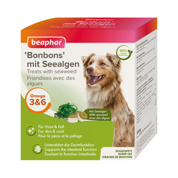 Hunde - Snack BEAPHAR "Bonbons" mit Seealgen, 245 g