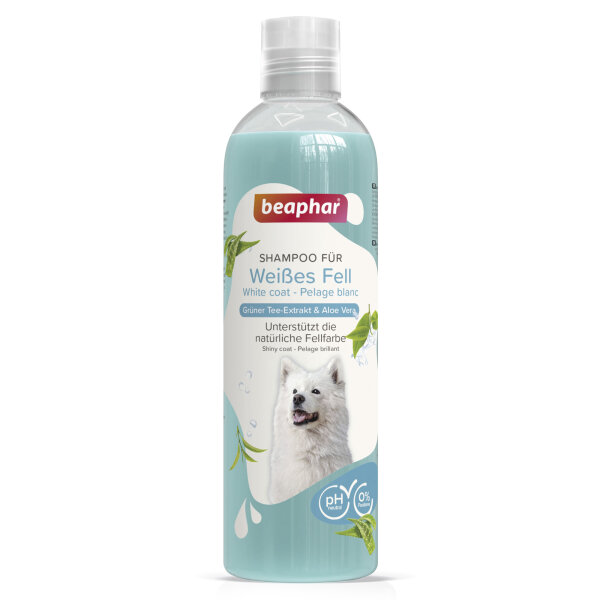 BEAPHAR Hunde-Shampoo für weißes Fell, 250 ml
