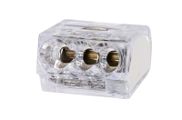 LUX Steckklemmen 3-polig, Ø 0,5 mm - 2,5 mm, 10er Set