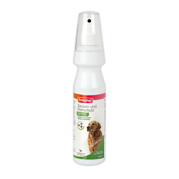 BEAPHAR Zecken- und Flohschutz Spray für Hunde, 150 ml