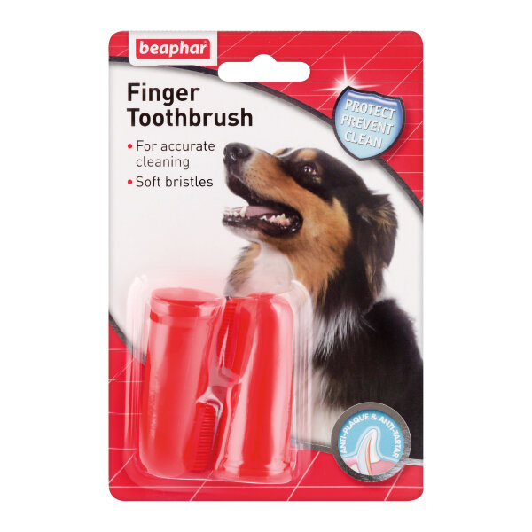 BEAPHAR Finger-Zahnbürste, 2 Stk.