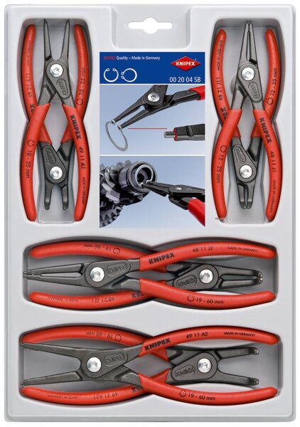 KNIPEX  Praezesions-Sicherungsringzangen-Set